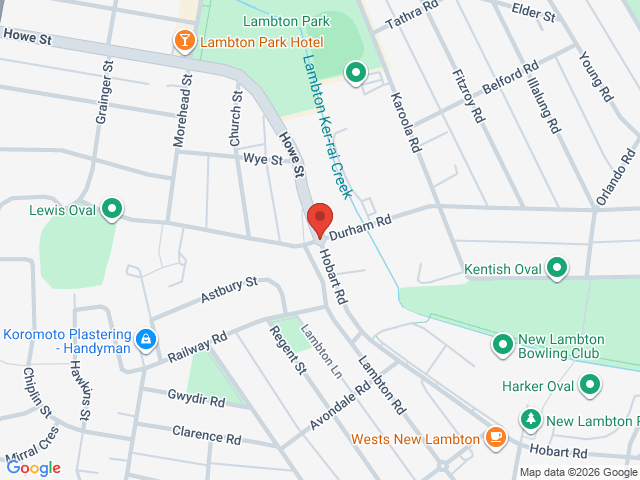 Map showing event location