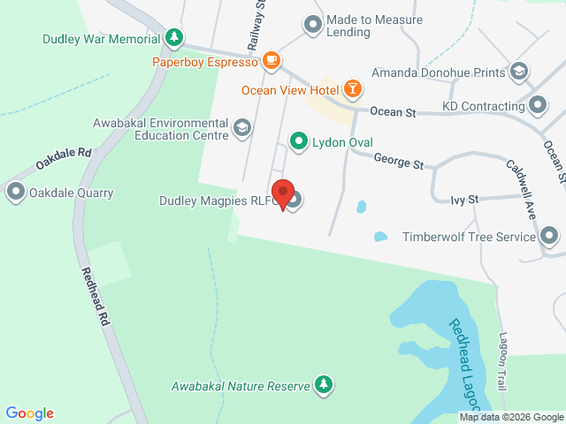 Map showing event location