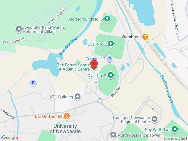 Map showing event location