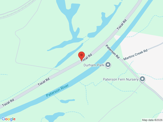 Map showing event location