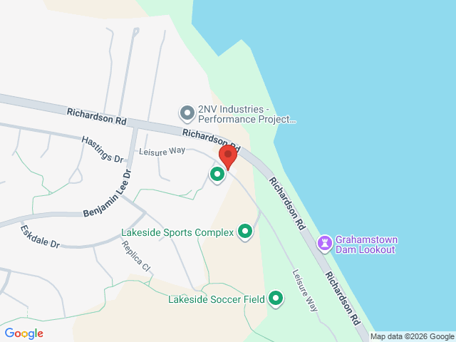 Map showing event location