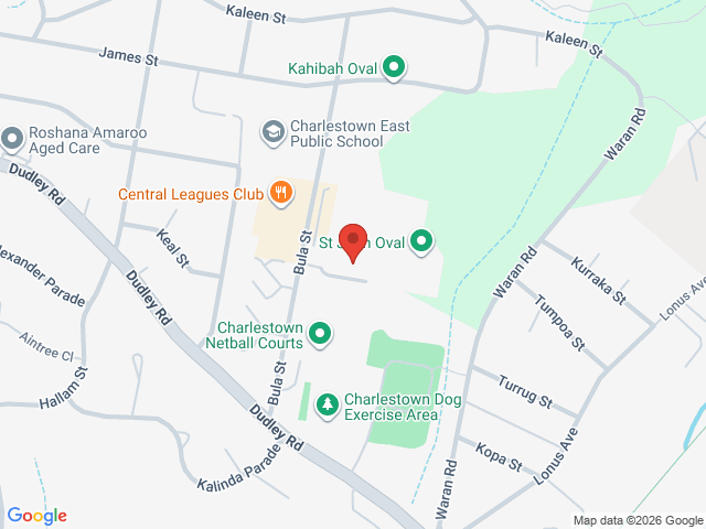 Map showing event location