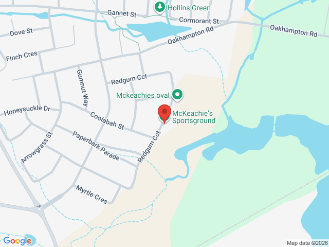 Map showing event location
