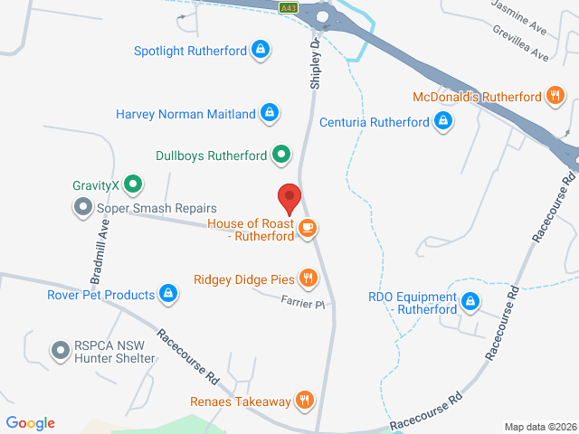 Map showing event location