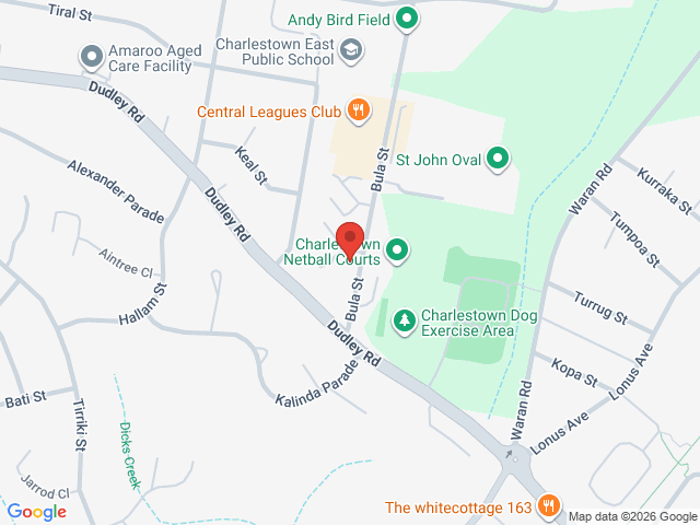 Map showing event location